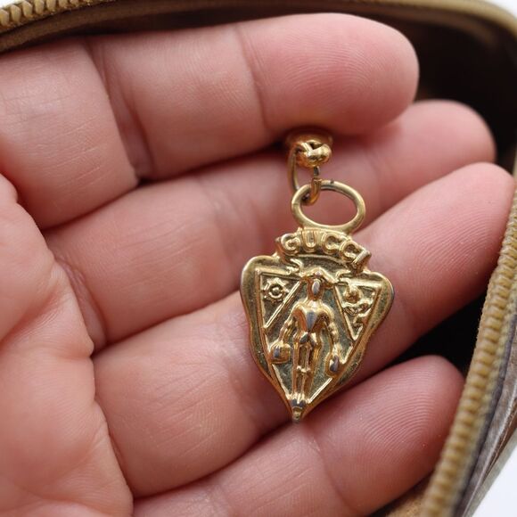 Gucci Vintage Micro GG Monogram Coated Canvas Crossbody Handbag - Picture 14 of 16